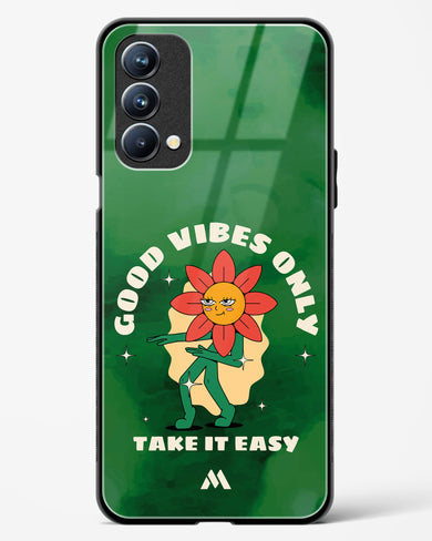 Good Vibes Only Glass Case Phone Cover (Oppo)