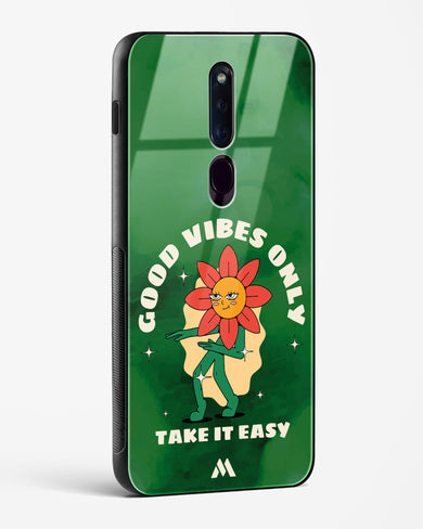 Good Vibes Only Glass Case Phone Cover (Oppo)