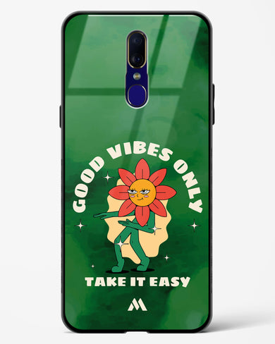 Good Vibes Only Glass Case Phone Cover (Oppo)