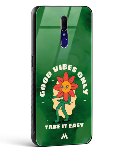 Good Vibes Only Glass Case Phone Cover (Oppo)