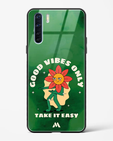 Good Vibes Only Glass Case Phone Cover (Oppo)