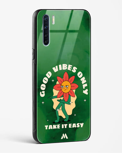 Good Vibes Only Glass Case Phone Cover (Oppo)