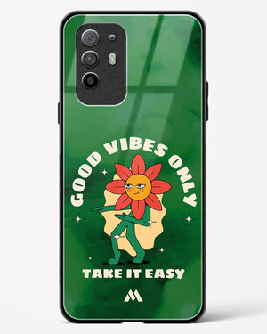 Good Vibes Only Glass Case Phone Cover (Oppo)