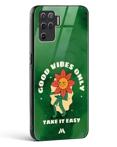 Good Vibes Only Glass Case Phone Cover (Oppo)