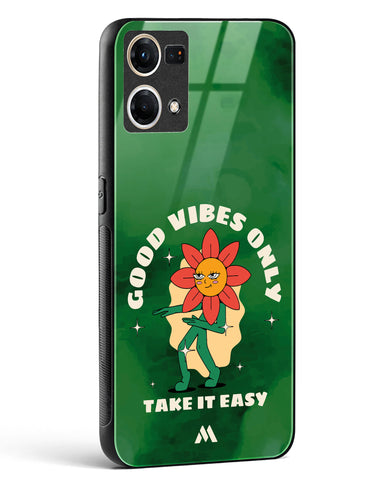 Good Vibes Only Glass Case Phone Cover (Oppo)