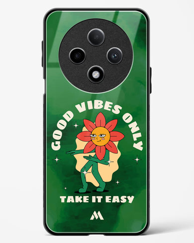 Good Vibes Only Glass Case Phone Cover (Oppo)