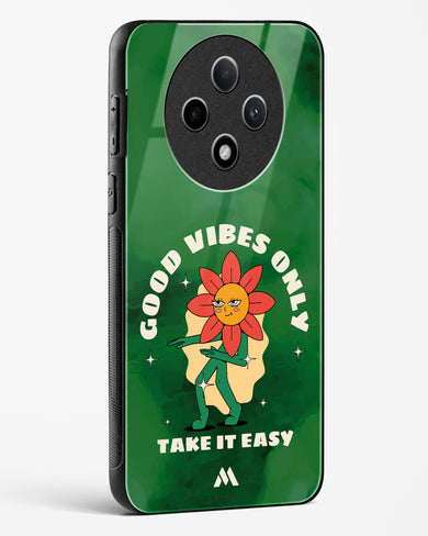 Good Vibes Only Glass Case Phone Cover (Oppo)