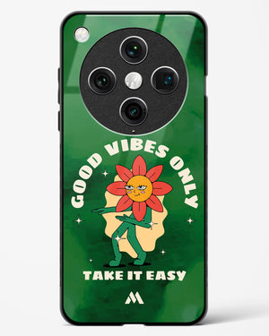 Good Vibes Only Glass Case Phone Cover (Oppo)