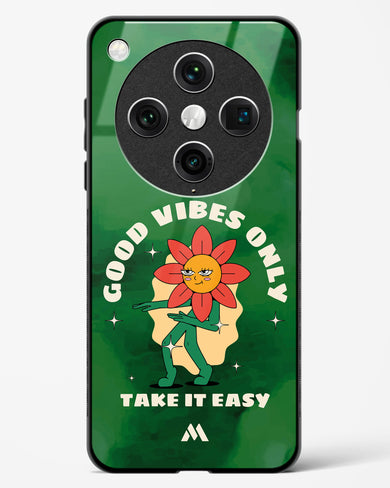 Good Vibes Only Glass Case Phone Cover (Oppo)