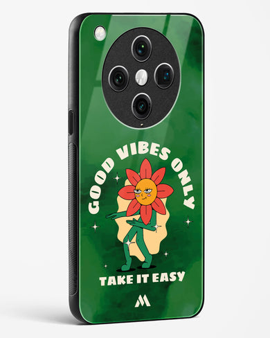 Good Vibes Only Glass Case Phone Cover (Oppo)