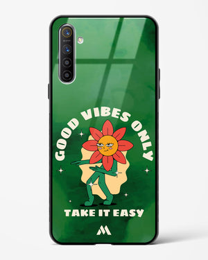 Good Vibes Only Glass Case Phone Cover (Oppo)