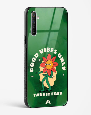 Good Vibes Only Glass Case Phone Cover (Oppo)