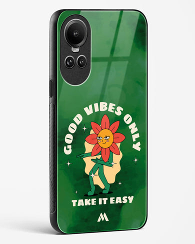 Good Vibes Only Glass Case Phone Cover (Oppo)