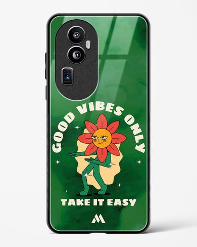 Good Vibes Only Glass Case Phone Cover (Oppo)