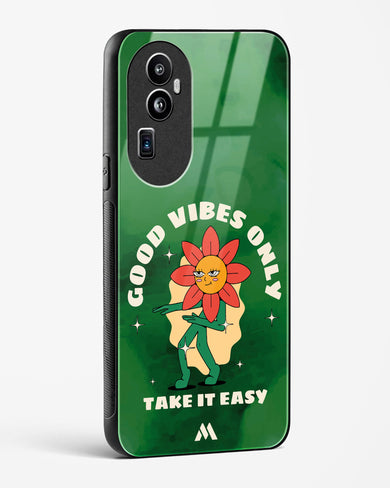 Good Vibes Only Glass Case Phone Cover (Oppo)