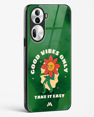 Good Vibes Only Glass Case Phone Cover (Oppo)