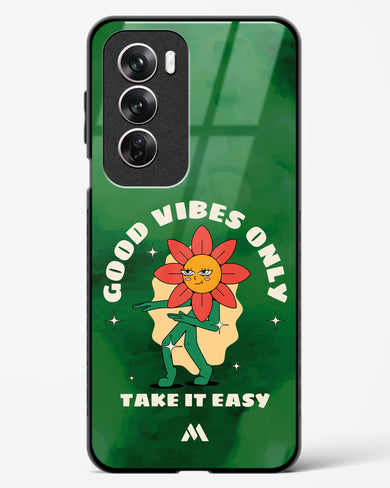 Good Vibes Only Glass Case Phone Cover (Oppo)