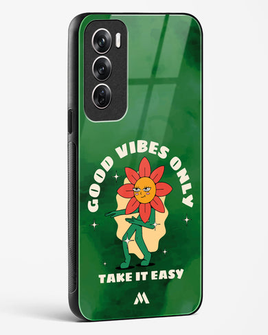 Good Vibes Only Glass Case Phone Cover (Oppo)