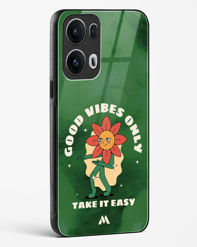 Good Vibes Only Glass Case Phone Cover (Oppo)