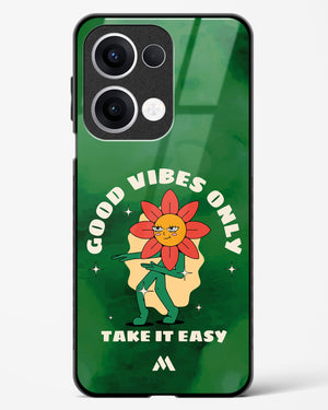 Good Vibes Only Glass Case Phone Cover (Oppo)