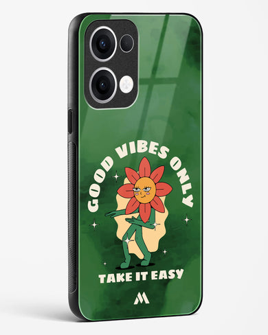 Good Vibes Only Glass Case Phone Cover (Oppo)