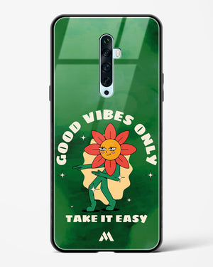 Good Vibes Only Glass Case Phone Cover (Oppo)