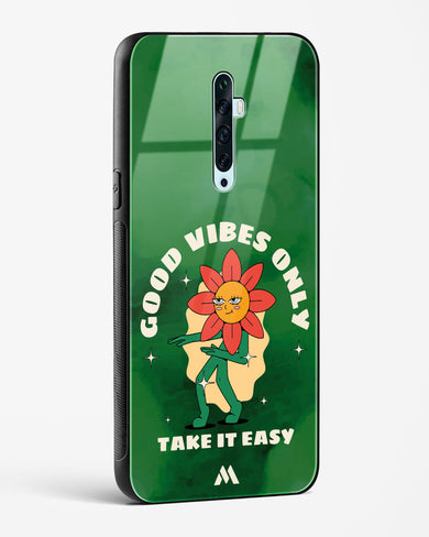 Good Vibes Only Glass Case Phone Cover (Oppo)