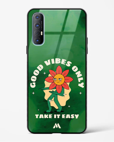 Good Vibes Only Glass Case Phone Cover (Oppo)