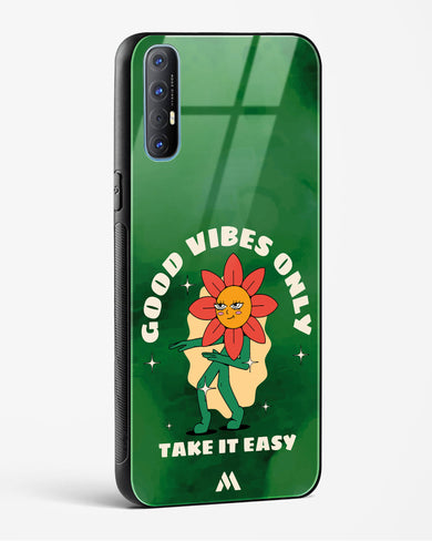 Good Vibes Only Glass Case Phone Cover (Oppo)