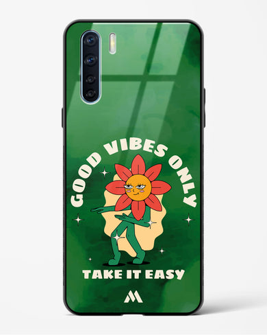 Good Vibes Only Glass Case Phone Cover (Oppo)