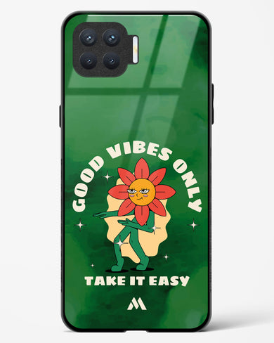 Good Vibes Only Glass Case Phone Cover (Oppo)