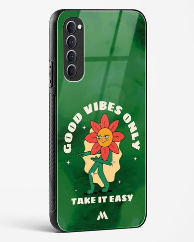 Good Vibes Only Glass Case Phone Cover (Oppo)