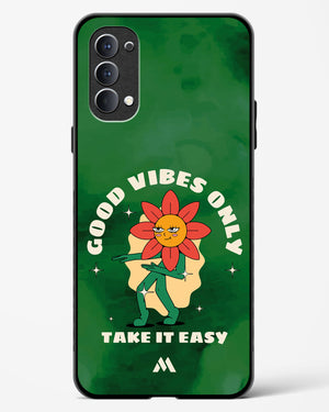 Good Vibes Only Glass Case Phone Cover (Oppo)