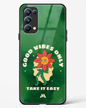 Good Vibes Only Glass Case Phone Cover (Oppo)