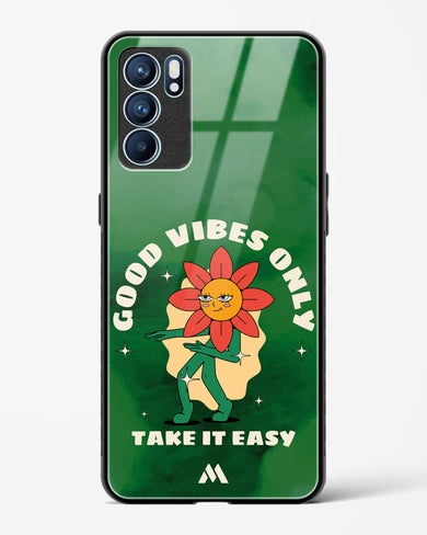 Good Vibes Only Glass Case Phone Cover (Oppo)