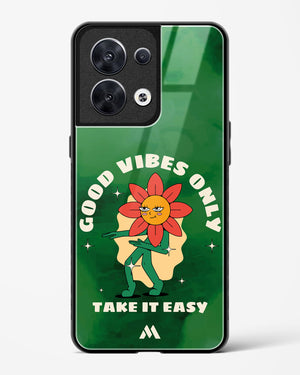 Good Vibes Only Glass Case Phone Cover (Oppo)