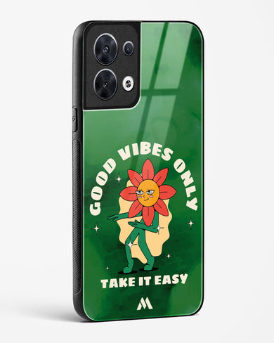 Good Vibes Only Glass Case Phone Cover (Oppo)