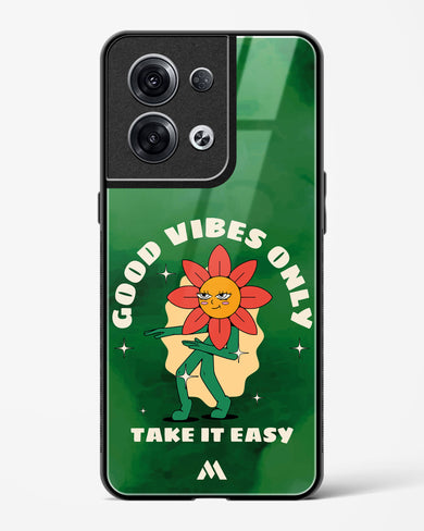 Good Vibes Only Glass Case Phone Cover (Oppo)