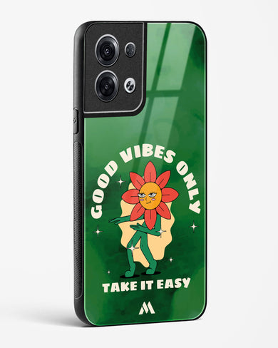 Good Vibes Only Glass Case Phone Cover (Oppo)