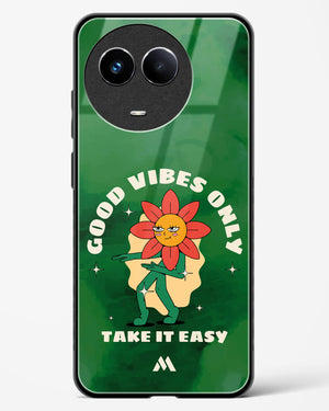 Good Vibes Only Glass Case Phone Cover (Realme)