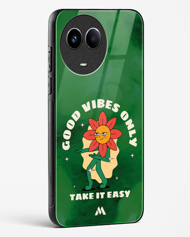 Good Vibes Only Glass Case Phone Cover (Realme)