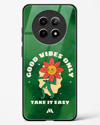 Good Vibes Only Glass Case Phone Cover (Realme)