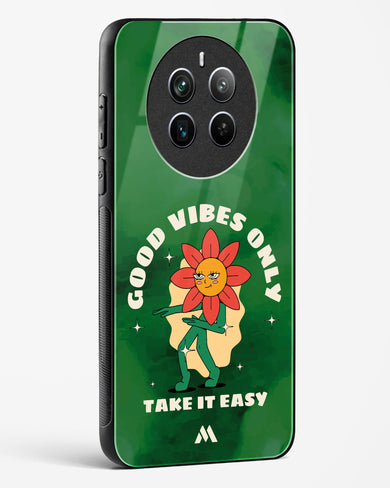 Good Vibes Only Glass Case Phone Cover (Realme)