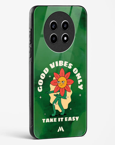 Good Vibes Only Glass Case Phone Cover (Realme)