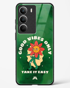 Good Vibes Only Glass Case Phone Cover (Realme)