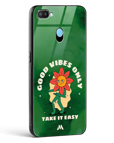Good Vibes Only Glass Case Phone Cover (Realme)