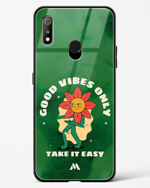 Good Vibes Only Glass Case Phone Cover (Realme)