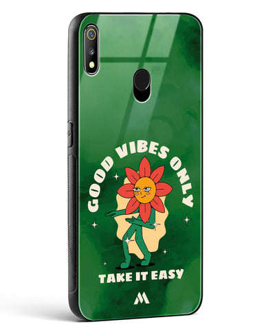 Good Vibes Only Glass Case Phone Cover (Realme)