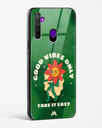 Good Vibes Only Glass Case Phone Cover (Realme)