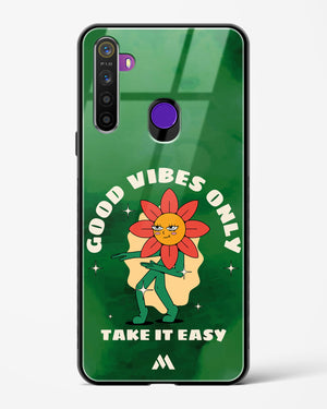 Good Vibes Only Glass Case Phone Cover (Realme)